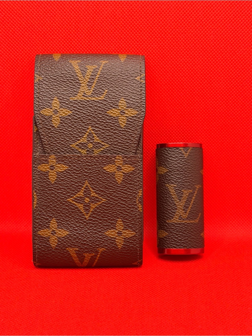 Vintage Louis Vuitton Monogram Canvas Cigarette & Lighter Cases